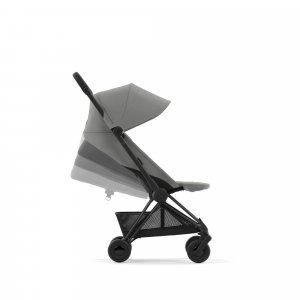 Poussette duo coya mirage grey châssis matt black + cloud t i-size Cybex