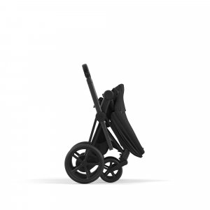 Poussette duo e-priam 2 peach pink châssis matt black + nacelle luxe Cybex