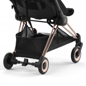 Poussette duo coya sepia black châssis rosegold + cloud t i-size Cybex