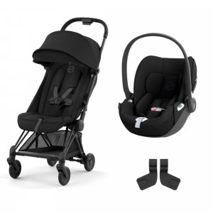 Poussette duo coya sepia black châssis matt black + cloud t i-size Cybex