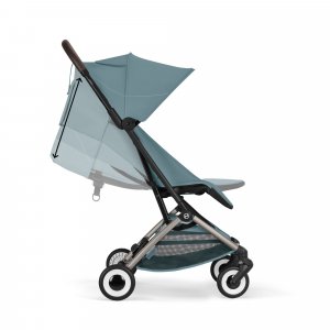 Poussette duo orfeo 3 compacte stormy blue avec siège auto cloud g i-size Cybex
