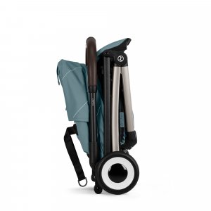 Poussette duo orfeo 3 compacte stormy blue avec siège auto cloud t i-size Cybex