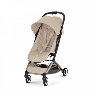 Poussette duo orfeo 3 compacte almond beige avec siège auto aton b2 i-size Cybex