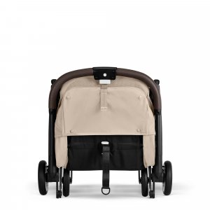 Poussette duo orfeo 3 compacte almond beige avec siège auto aton b2 i-size Cybex