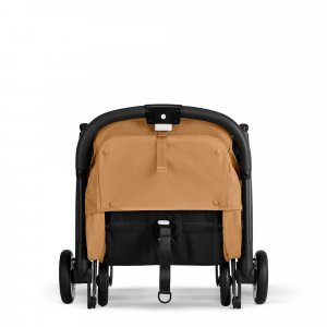 Poussette duo orfeo 3 compacte cinnamon yellow avec siège auto aton b2 i-size Cybex