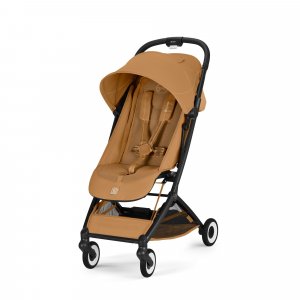 Poussette duo orfeo 3 compacte cinnamon yellow avec siège auto aton b2 i-size Cybex