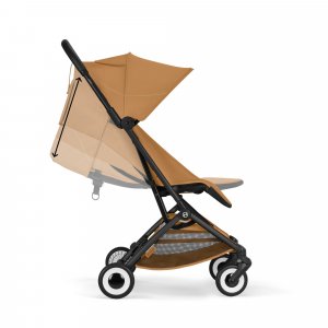 Poussette duo orfeo 3 compacte cinnamon yellow avec siège auto cloud g i-size Cybex