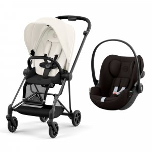 Poussette duo mios 3 off white châssis matt black + cloud g i-size Cybex