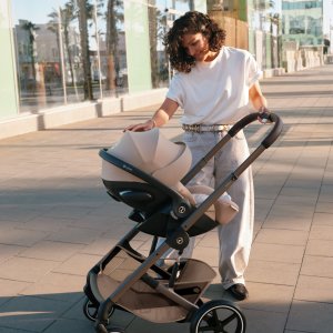 Poussette duo tout terrain balios s lux 4 avec nacelle s lux almond beige Cybex