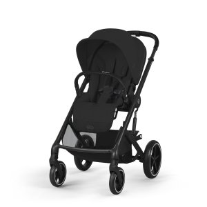 Poussette duo tout terrain balios s lux 4 avec nacelle pliable moon black Cybex