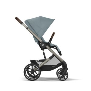 Poussette duo tout terrain balios s lux 4 avec nacelle pliable stormy blue Cybex