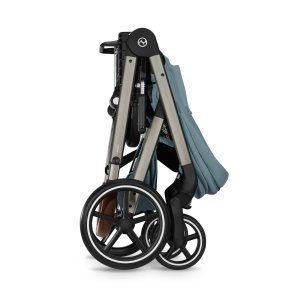 Poussette duo tout terrain balios s lux 4 avec nacelle pliable stormy blue Cybex