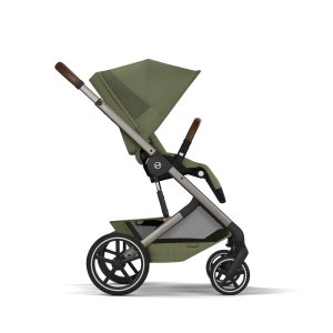 Poussette duo tout terrain balios s lux 4 avec nacelle pliable moss green Cybex
