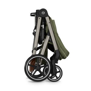 Poussette duo tout terrain balios s lux 4 avec nacelle pliable moss green Cybex