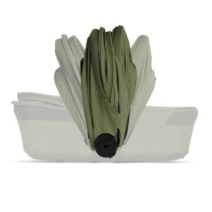 Poussette duo tout terrain talos s lux 4 avec nacelle pliable moss green Cybex