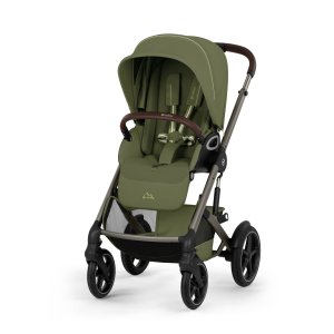 Poussette duo tout terrain talos s lux 4 avec nacelle pliable moss green Cybex