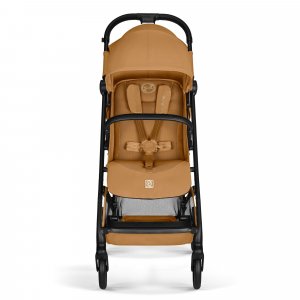 Poussette duo beezy 4 compacte cinnamon yellow avec siège auto cloud t i-size Cybex