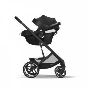 Poussette duo eezy s twist+ 2 pivotante magic black avec siège auto aton b2 i-size Cybex