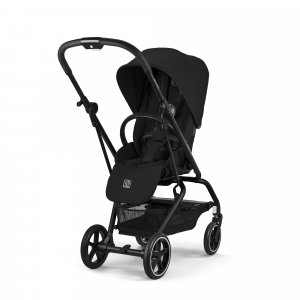 Poussette duo eezy s twist+ 2 pivotante magic black avec siège auto aton b2 i-size Cybex