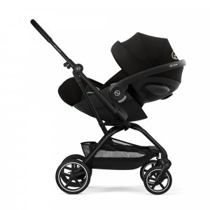 Poussette duo eezy s twist+ 2 pivotante magic black avec siège auto cloud g i-size Cybex