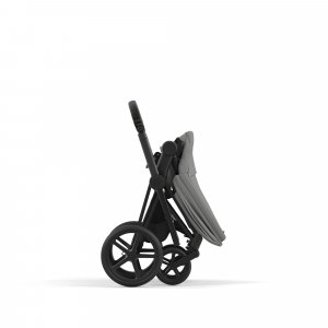 Poussette duo priam 4 mirage grey châssis matt black + siège auto cloud t i-size Cybex