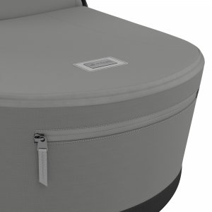 Poussette trio e-priam 2 mirage grey châssis chrome brown + cloud g i-size + nacelle Cybex