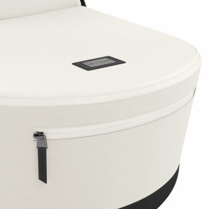 Poussette trio e-priam 2 off white châssis rose gold + cloud t i-size + nacelle Cybex