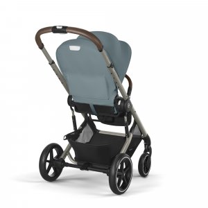 Poussette trio balios s lux 3 stormy blue + siège auto cloud g i-size + nacelle + base g Cybex