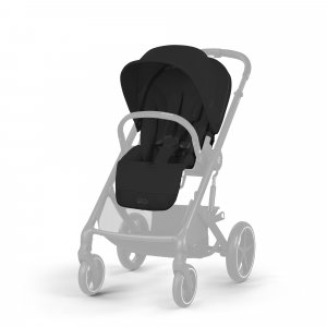 Poussette trio naissance balios s lux 3 moon black + siège auto cloud g i-size confort + nacelle - édition limitée Cybex