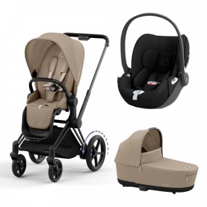 Trio e-priam 2 matt black + cloud t Cybex