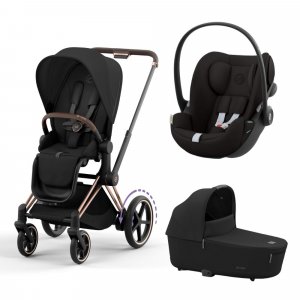 Trio e-priam 2 rose gold + cloud g Cybex