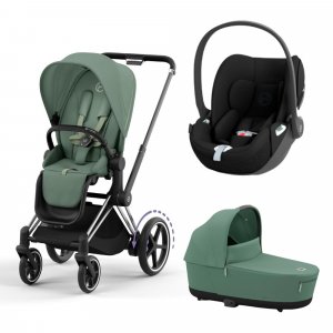 Trio e-priam 2 chrome black + cloud t Cybex