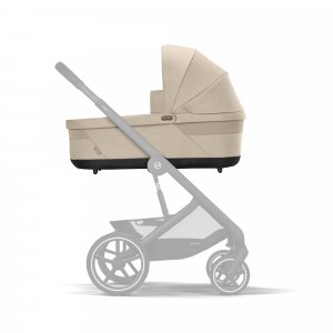 Poussette trio naissance balios s lux 3 almond beige + siège auto cloud g i-size tissu plus + nacelle - édition limitée Cybex