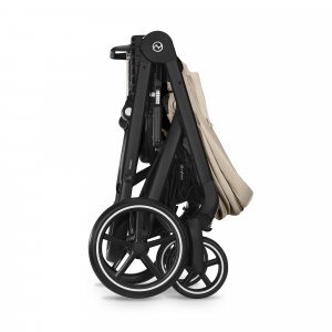 Poussette trio naissance balios s lux 3 almond beige + siège auto cloud g i-size tissu plus + nacelle - édition limitée Cybex