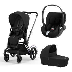 Trio e-priam 2 matt black + cloud t Cybex