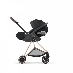 Poussette trio mios 3 peach pink châssis rose gold + cloud g i-size + nacelle luxe Cybex