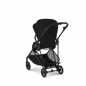 Poussette trio melio carbon magic black + aton b2 i-size + nacelle Cybex
