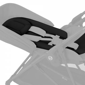 Poussette trio melio carbon magic black + aton b2 i-size + nacelle Cybex