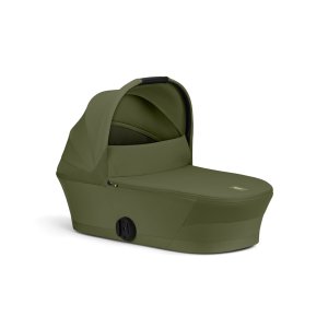 Poussette trio melio carbon 6 moss green avec siège auto cloud g i-size et nacelle Cybex
