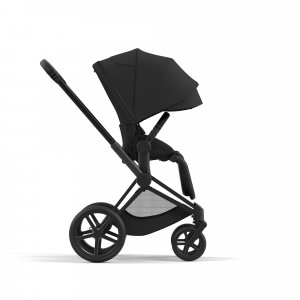 Poussette trio priam 4 sepia black châssis matt black + cloud g i-size + nacelle luxe Cybex