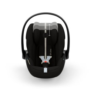 Poussette trio melio carbon 6 magic black avec siège auto cloud g3 i-size tissu plus et nacelle Cybex