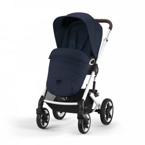 Poussette trio talos s lux 2 ocean blue + siège auto aton b2 i-size + nacelle Cybex
