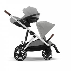Poussette trio gazelle s stone grey + siège auto aton b2 i-size + nacelle s Cybex
