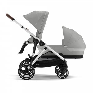 Poussette trio gazelle s stone grey + siège auto aton b2 i-size + nacelle s Cybex