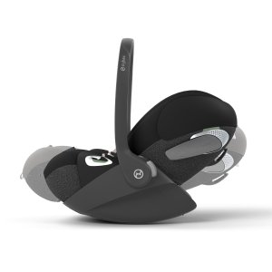 Poussette trio melio carbon 6 magic black avec siège auto cloud t i-size et nacelle Cybex