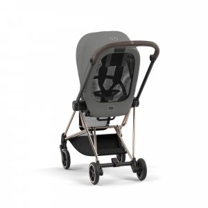 Poussette trio mios 3 mirage grey châssis rose gold + cloud t i-size + nacelle luxe Cybex