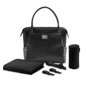 Les imparfaits - shopper bag platinum deep noir Cybex