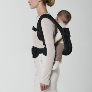 Porte-bébé physiologique coya bouclé stone black Cybex