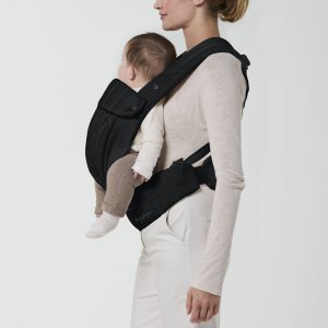 Porte-bébé physiologique coya bouclé stone black Cybex