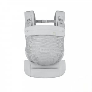 Porte-bébé ergonomique amya évolutif et respirant fog grey Cybex